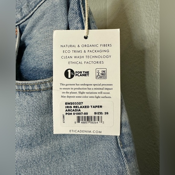 Etica | Iris Relaxed Taper in Arcadia - Picture 7 of 14